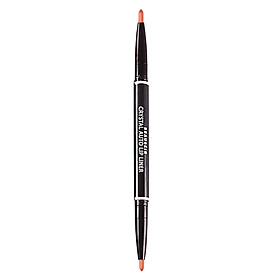 Chì kẻ môi 2 đầu bền màu Beauskin Crystal Auto Lip Liner 7 Mandarine Orange 5g - Hàn Quốc Chính Hãng