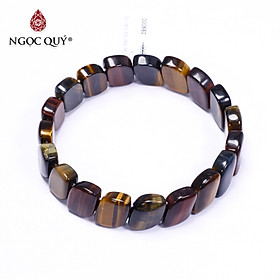Vòng bản đá mắt hổ tam tài 17x11x6mm - Ngọc Quý Gemstones