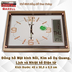 Đồng hồ EASTAR KIM TRÔI Kim Điện Tử Dạ Quang Màu Trắng, LỊCH và NHIỆT KẾ Điện Tử, Tặng Pin Maxell, Bảo Hành 1 Năm