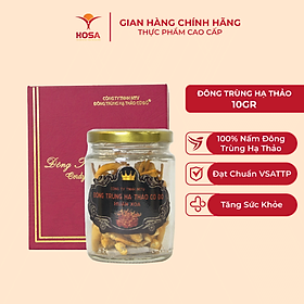 Đông Trùng Hạ Thảo Khô Sấy Thăng Hoa Cao Cấp Hộp 10Gr 20Gr