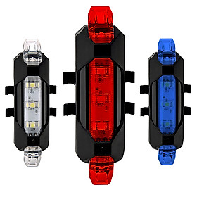 Đèn LED Nhấp Nháy Gắn Xe Đạp / Đạp Điện Đi Buổi Tối - 4 Chế Độ Sáng - Kèm Sạc USB