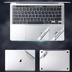 Mua Bộ Dán Full Macbook 5in1 Cao Cấp - Màu Silver - Bảo vệ chống trầy xước -  Hàng Nhập Khẩu chính Hãng JRC