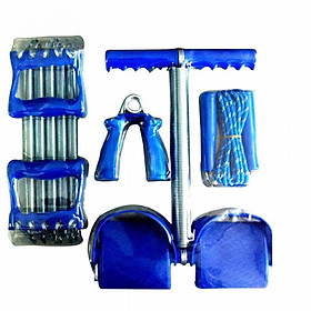 Bộ 4 món dụng cụ tập thể dục đa năng tặng kèm 1 khẩu trang Ninja (màu ngẫu nhiên)