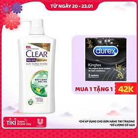 Dầu Gội Clear Mát Lạnh Bạc Hà (630g)