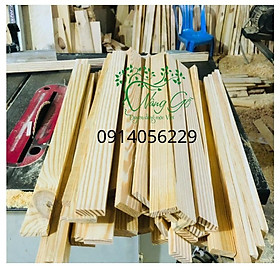 Mua Combo 10 thanh gỗ Dài 80cm x Rộng 3cm x Dày 1cm