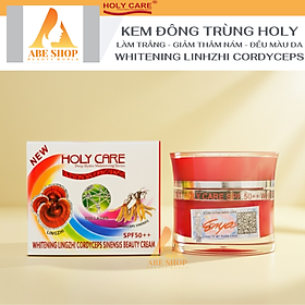 Kem HOLY CARE Đông Trùng - Linh Chi 9in1 20g Làm Trắng - Giảm Thâm Nám - Chống Lão Hóa - Mờ Nếp Nhăn