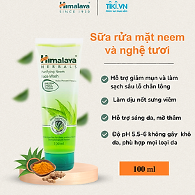 Hình ảnh Sữa Rửa Mặt Neem Ngừa Mụn Trứng Cá Himalaya Herbals (100ml)