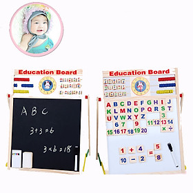 Bảng từ 2 mặt Education Board có chân đứng