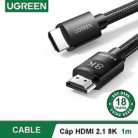 Cáp HDMI 2.1 hỗ trợ 8K UGREEN HD150 - hàng chính hãng - 40178 1m