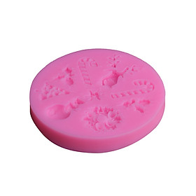 Christmas Series Elk Crutch Shape Silicone Mold for Fondant Cake Chocolate Cookies Baking