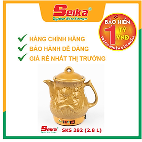 Mua Ấm Sắc Thuốc Seika 2.8L - SKS282 (Gốm Sứ Bình Dương) - Hàng chính hãng