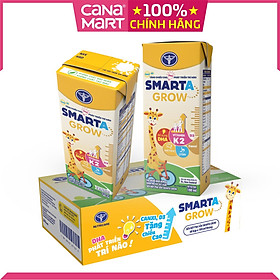 Thùng (180mlx48 hộp) sữa công thức pha sẵn Nutricare Smarta Grow giúp trẻ tăng trưởng chiều cao, phát triển não bộ, dinh dưỡng cho trẻ thấp còi