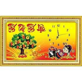 Tranh thêu chữ thập Tấn Tài Tấn Lộc DLH-222903