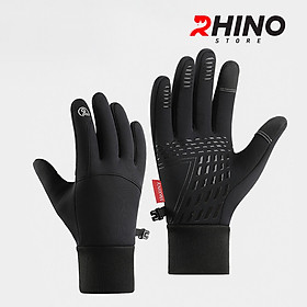 Găng tay giữ ấm, chống gió mùa đông Rhino G201 cảm ứng điện thoại cho nam, nữ