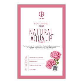 Mặt nạ dưỡng ẩm ONA Natural Aqua Up-Rose Mask - 23g