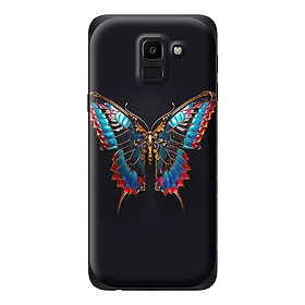 Ốp lưng cho Samsung Galaxy J6 2018 bướm màu sắc 1 - Hàng chính hãng