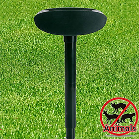 Outdoor Solar Powered Ultrasonic Repeller With Motion Activated PIR Sensor