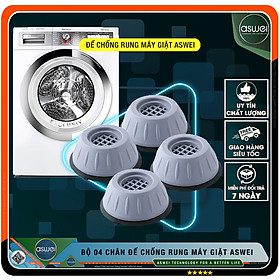 Mua Chân Máy Giặt ASWEI - Bộ 04 Chân Đế Chống Rung Máy Giặt ASWEI - Kệ Máy Giặt ASWEI - Chân Đế Kê Máy Giặt ASWEI - Giải Pháp Hoàn Hảo Cho Việc Chống Rung Và Ổn Định Máy Giặt - Hàng Chính Hãng