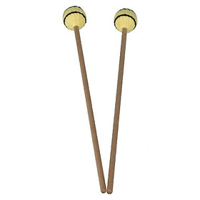 2X 2pcs Marimba Mallets with Beech Handle for Percussion Keyboard Instrument