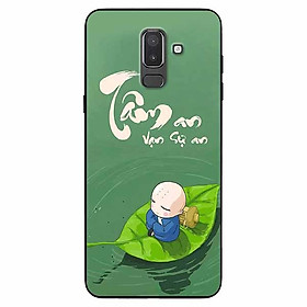 Ốp lưng dành cho samsung j8 2018 mẫu tâm chiếc lá