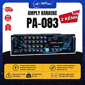 Mua Amply Jarguar PA083 Công Xuất 500W  8 Sò 2 Kênh Đánh Được Bass 25  Bluetooth 5.0 Kiểu Dáng Sang Trọng Phối Ghép Dễ Dàng hàng chính hãng