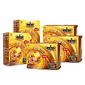 Cà phê King Coffee sữa 3in1 240g combo 5 hộp