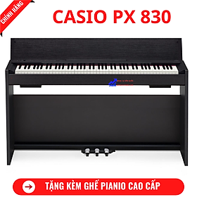 Mua Đàn Piano Điện Casio PX 830+ Tặng Kèm Ghế Piano Cao Cấp + Khăn Phủ Đàn