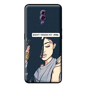 Ốp lưng dành cho Oppo Reno 10 hình Don't touch my phone - hàng chính hãng