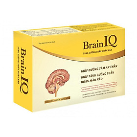 Thực phẩm chức năng Brain IQ tăng cường tuần hoàn não, dưỡng tâm an thần giúp ngủ ngon cải thiện trí nhớ