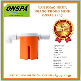 Mua Van phao nhựa thông minh Onpas 21 27