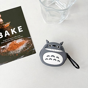 Case Vỏ Ốp Dành Cho Tai Nghe Samsung Galaxy Buds 2 Pro/ Buds 2/ Buds Live/ Buds Pro Gấu Nâu Đội Khăn- Hàng chính hãng