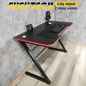 Mua Bàn chữ Z gaming  làm việc  học tập FUFUTECH chân sắt sơn tĩnh điện mặt gỗ phũ melamine dài 100x60  120x60  140x60 cm
