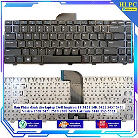 Bàn Phím dùng cho laptop Dell Inspiron 14 3421 14R 5421 3437 5437 Vostro 1528 2421 2518 2308 2418 Latitude 3440 15Z-5523 - THƯỜNG - MỚI 100% - Hàng Nhập Khẩu New Seal