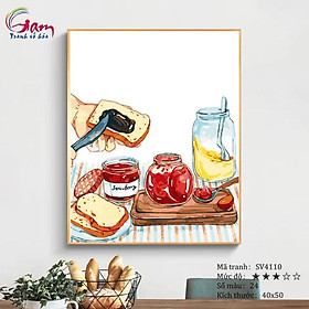 Mua Tranh sơn dầu số hóa tự tô màu Gam Chào buổi sáng SV4110