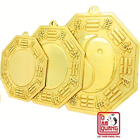 Mua Gương bát quái cầu lồi / lõm/ Thái Cực bằng đồng thau xua đuổi tà ma - Trấn trạch mang lại bình an - TÔ TÂM QUANG