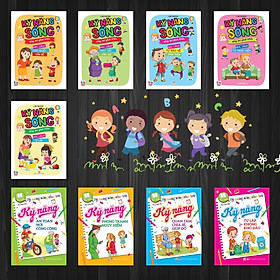 Bộ 9 quyển Kỹ năng sống cho trẻ từ 2 - 16 tuổi (VT)