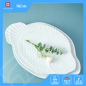 Mua Đĩa cá hồng sứ Long Phương chính hãng