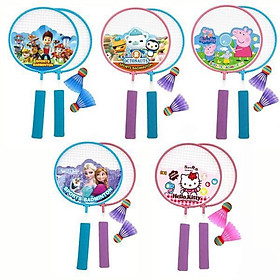 Bộ Vợt Cầu Lông Trẻ Em Dễ thương tặng kèm 2 trái cầu