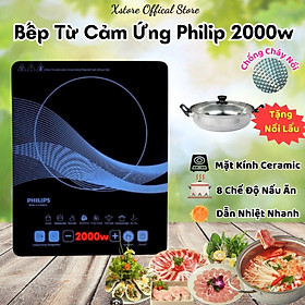 Mua Bếp Điện Từ Giá Rẻ  Bếp Từ Cảm Ứng Công Suất 2000w Tặng Kèm Nồi Lẩu  8 Chế Độ Nấu  Truyền Nhiệt Tốt  Hẹn Giờ Tiết Kiệm Điện Năng