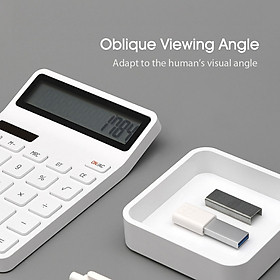 Xiaomi Youpin KACO LEMO Desktop Calculator Photoelectric Dual Drive 12 Number Display Intelligent Shutdown For School