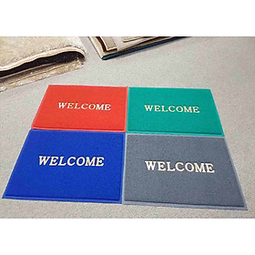 Mua Thảm chùi chân đế cao su Welcome Màu Xanh lá