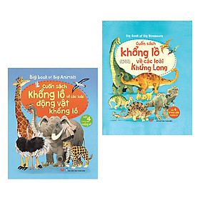 Combo Big Book 2 Cuốn (Động Vật Khổng Lồ + Khủng Long)