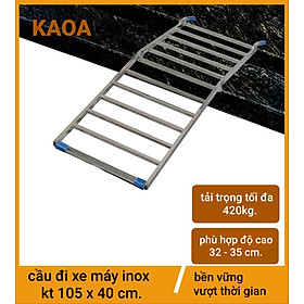 Mua Thang đi xe máy inox  . kt 105x40 cm
