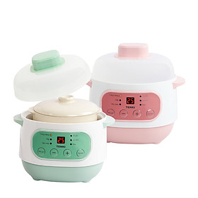 Mua Nồi Nấu Chậm  Nồi Hầm Cách Thủy Đa Năng  Nồi Hầm Cháo  Kho Cá Chậm  TENKI TI-1588 1L Ninh Hầm Nấu Cháo Chưng Yến Hấp Súp - hàng chính hãng