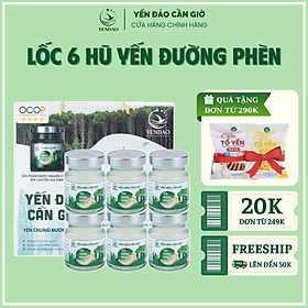 Yến Đảo - Hũ Yến Chưng Đường Phèn Bổ Dưỡng Hỗ Trợ Sức Khỏe Mọi Độ Tuổi Quà Tặng Cao Cấp 6 Lọ 70ml