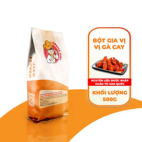 Bột Gia Vị Gà Cay Hot & Spicy Chicken Seasoning Orange Chef - Túi 500g