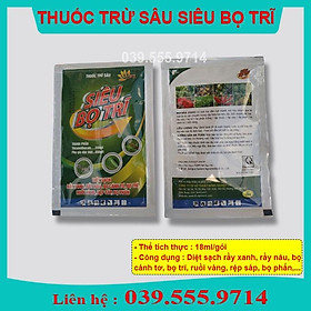 5 Gói Siêu Bọ Trĩ Diệt Sạch Côn Trùng Gây Hại Cây Trồng 18ml