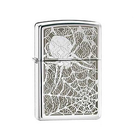 Bật Lửa Zippo 28052 – Zippo Hidden Spider High Polish Chrome