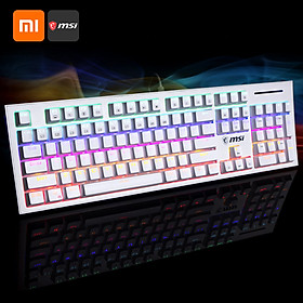 Bàn Phím Chơi Game Cơ Học Xiaomi Youpin Msi Gk50Z Rgb Led Backlit Có Đèn Led