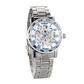 Đồng hồ nam WINNER thời trang màn hình kim cương phát sáng sang trọng đơn giản -Size Loại 4